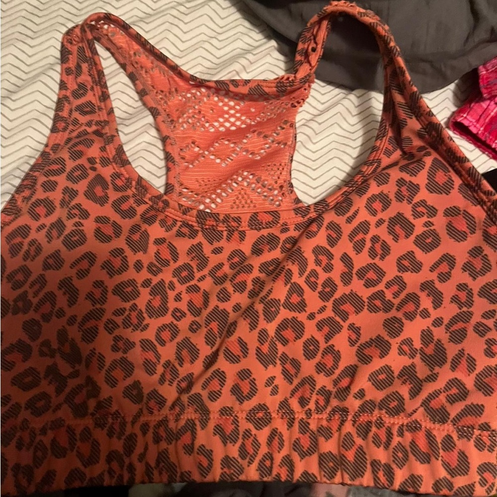 Orange 🍊 leopard 🐆 ZYIA Bra 🌙